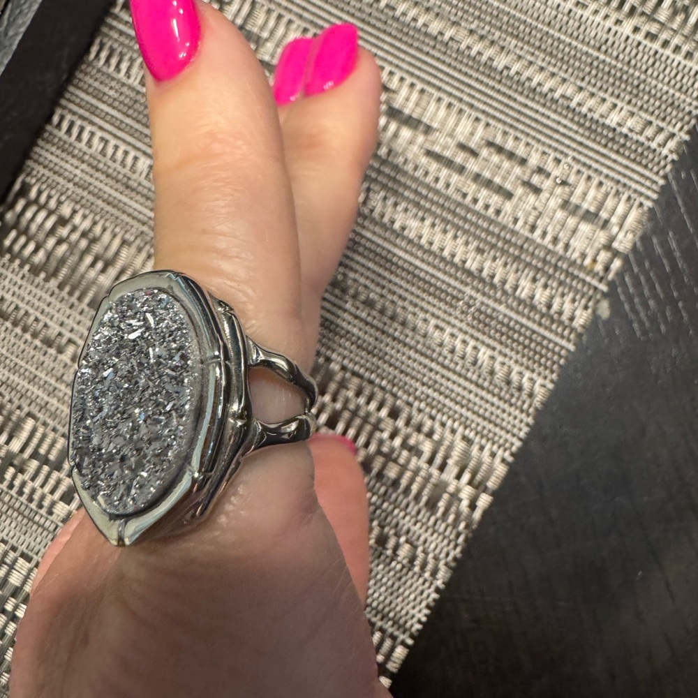 Silver Statement Ring - image 5